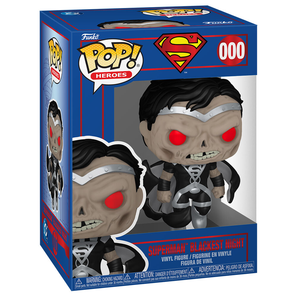 Figura POP DC Comics Superman - Superman Blackest Night FUNKO