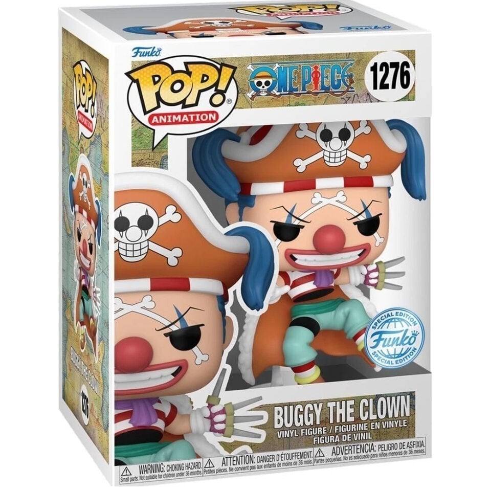 Figura POP One Piece Buggy the Clown Exclusive FUNKO