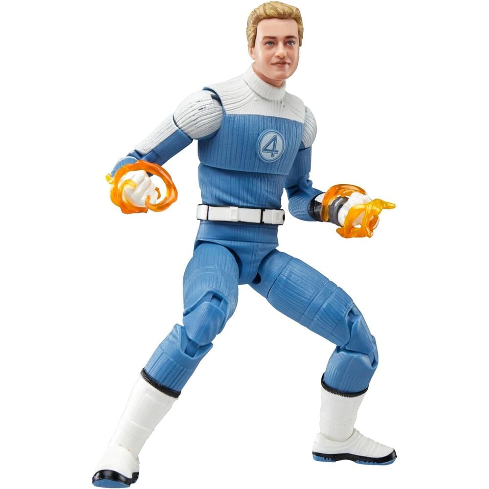 Figura Johnny Storm Los 4 Fantasticos Marvel 15cm HASBRO