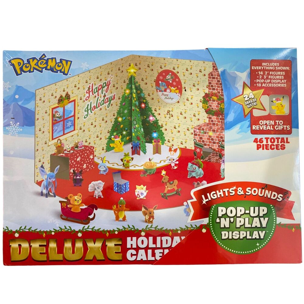Calendario adviento Deluxe Pokemon luces y sonido JAZWARES