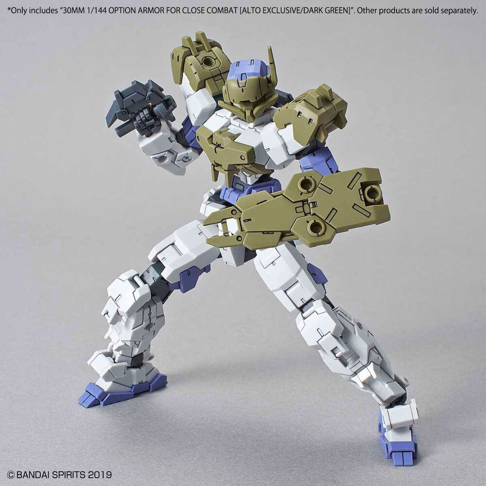Set Armadura Opcional 30MM Combate Cuerpo a Cuerpo Verde Oscuro BANDAI HOBBY