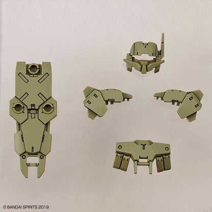 Set Armadura Opcional 30MM Combate Cuerpo a Cuerpo Verde Oscuro BANDAI HOBBY