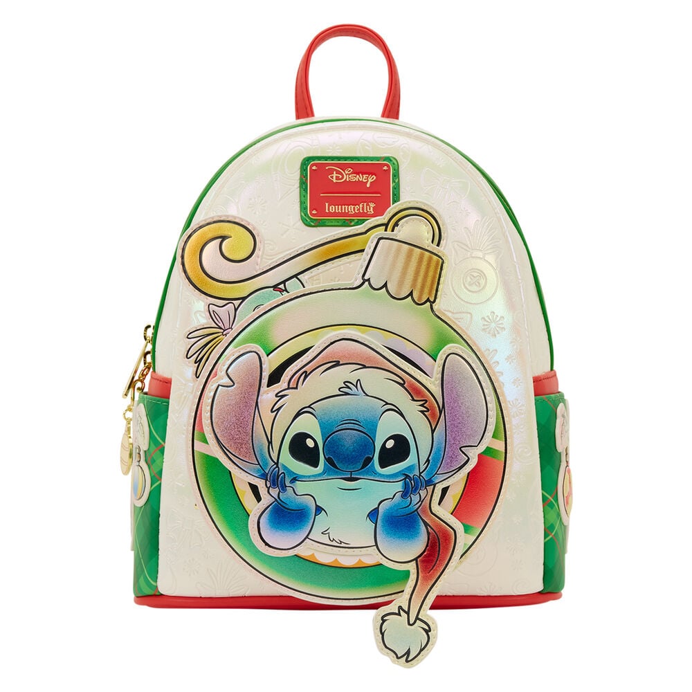 Mochila Holiday Stitch Disney Loungefly 26cm LOUNGEFLY