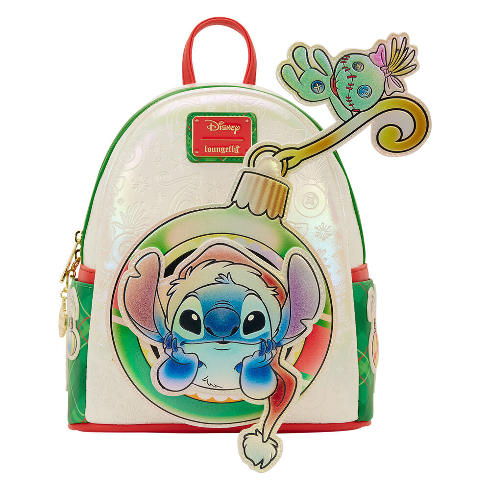 Mochila Holiday Stitch Disney Loungefly 26cm LOUNGEFLY