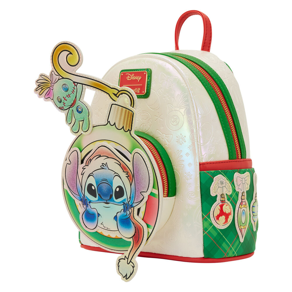 Mochila Holiday Stitch Disney Loungefly 26cm LOUNGEFLY