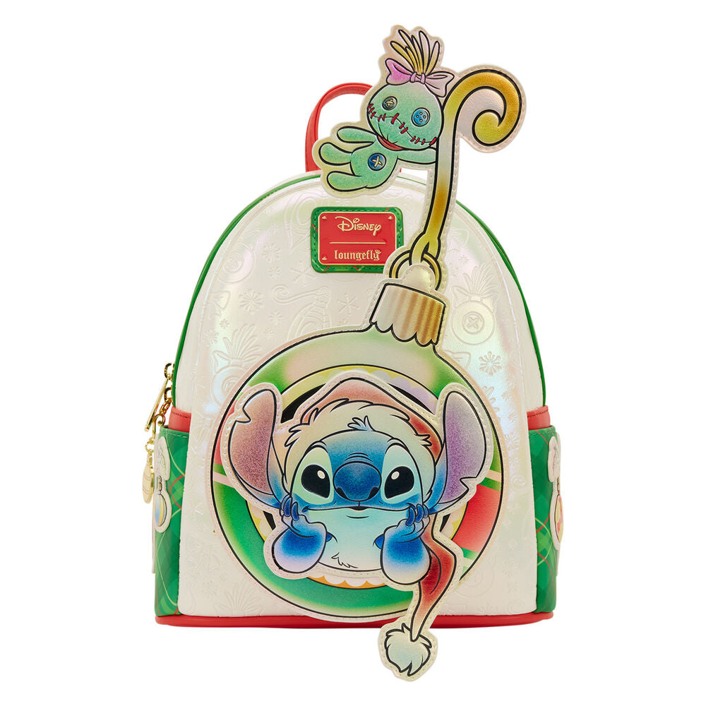 Mochila Holiday Stitch Disney Loungefly 26cm LOUNGEFLY