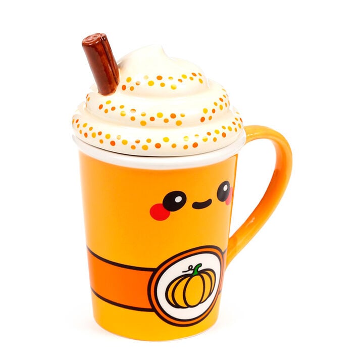 Taza con tapa de Calabaza Foodiemals Latte 325ml PUCKATOR