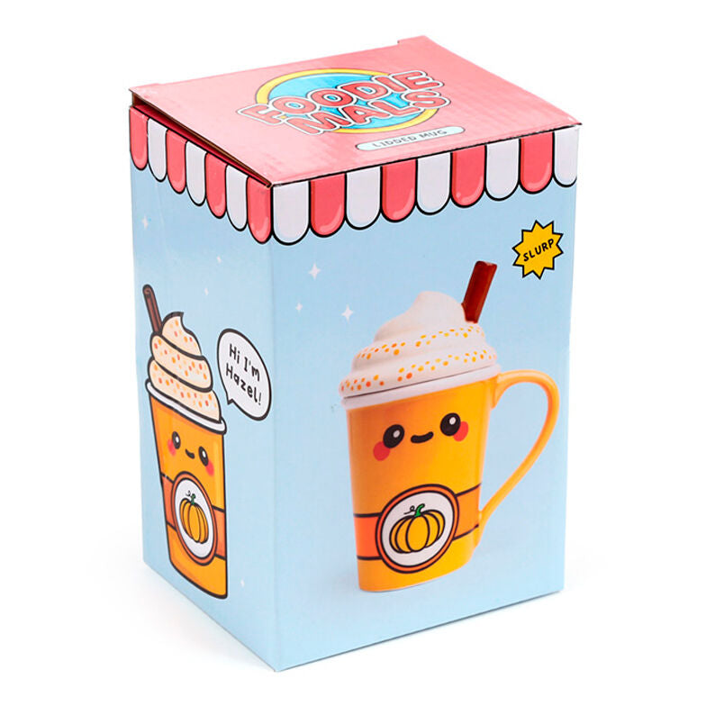 Taza con tapa de Calabaza Foodiemals Latte 325ml PUCKATOR