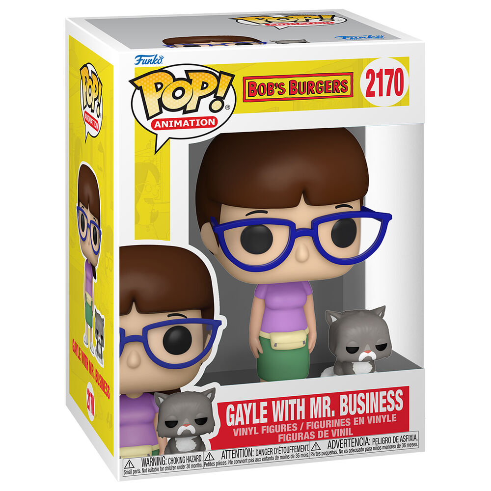 Figura POP Bob's Burgers Gayle with Mr. Business FUNKO