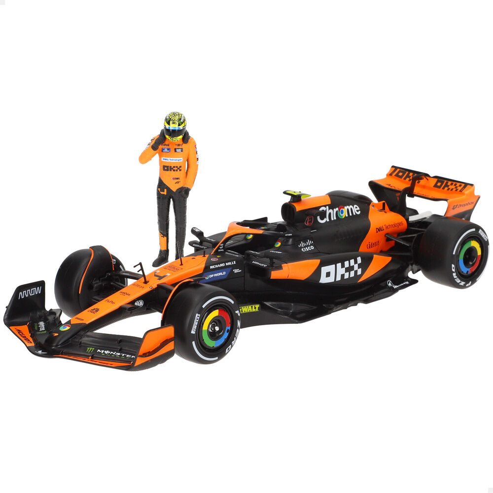 Coche Mclaren Norris MCL38 F1 metal BURAGO