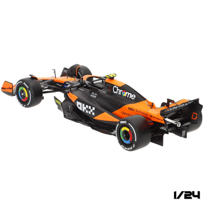 Coche Mclaren Norris MCL38 F1 metal BURAGO