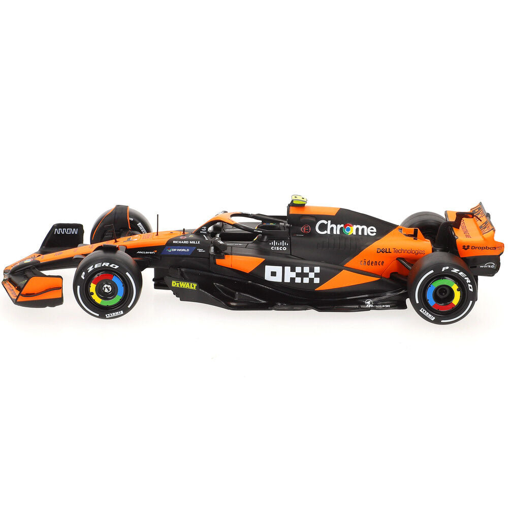 Coche Mclaren Norris MCL38 F1 metal BURAGO