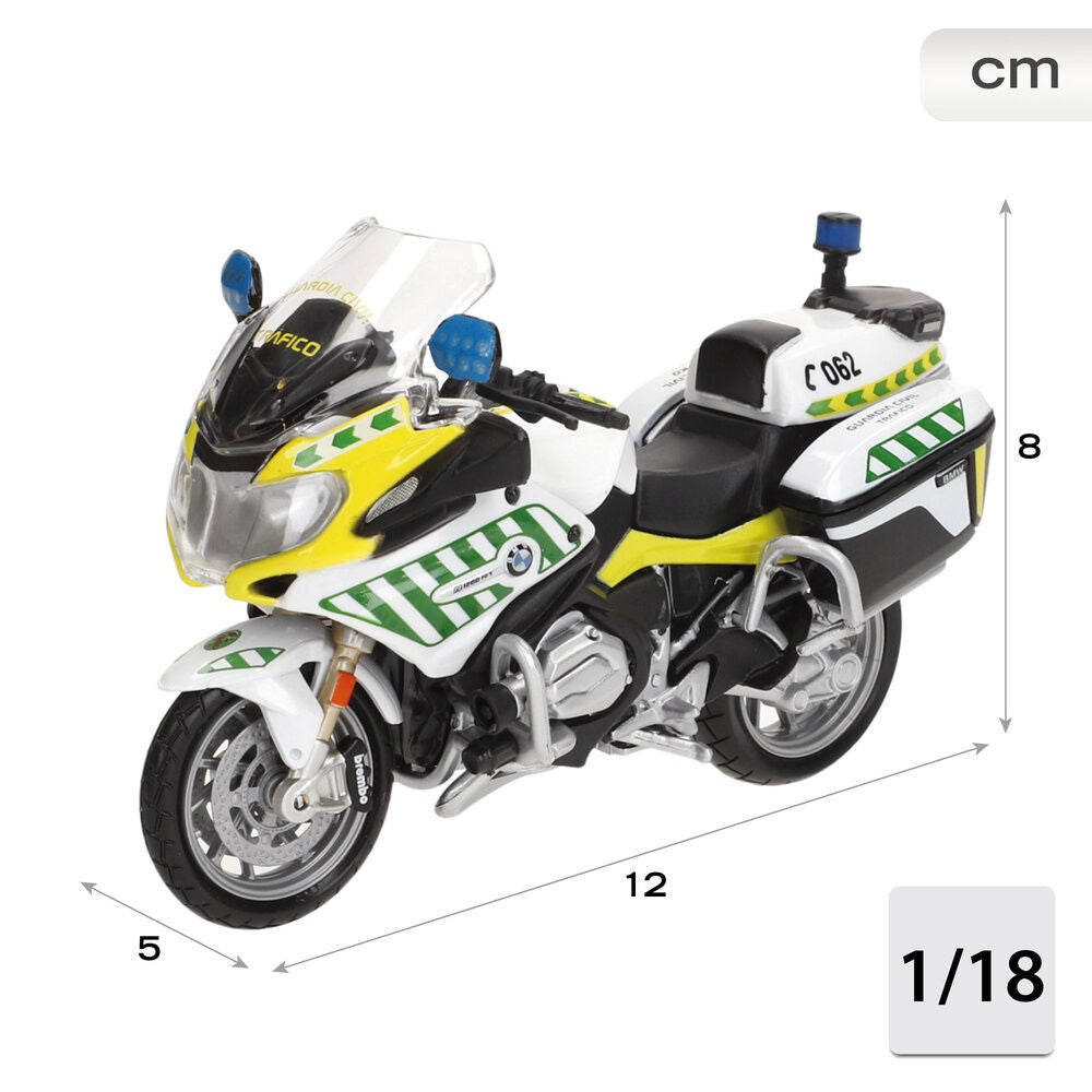 Moto Guardia Civil BMW R 1200 metal BURAGO