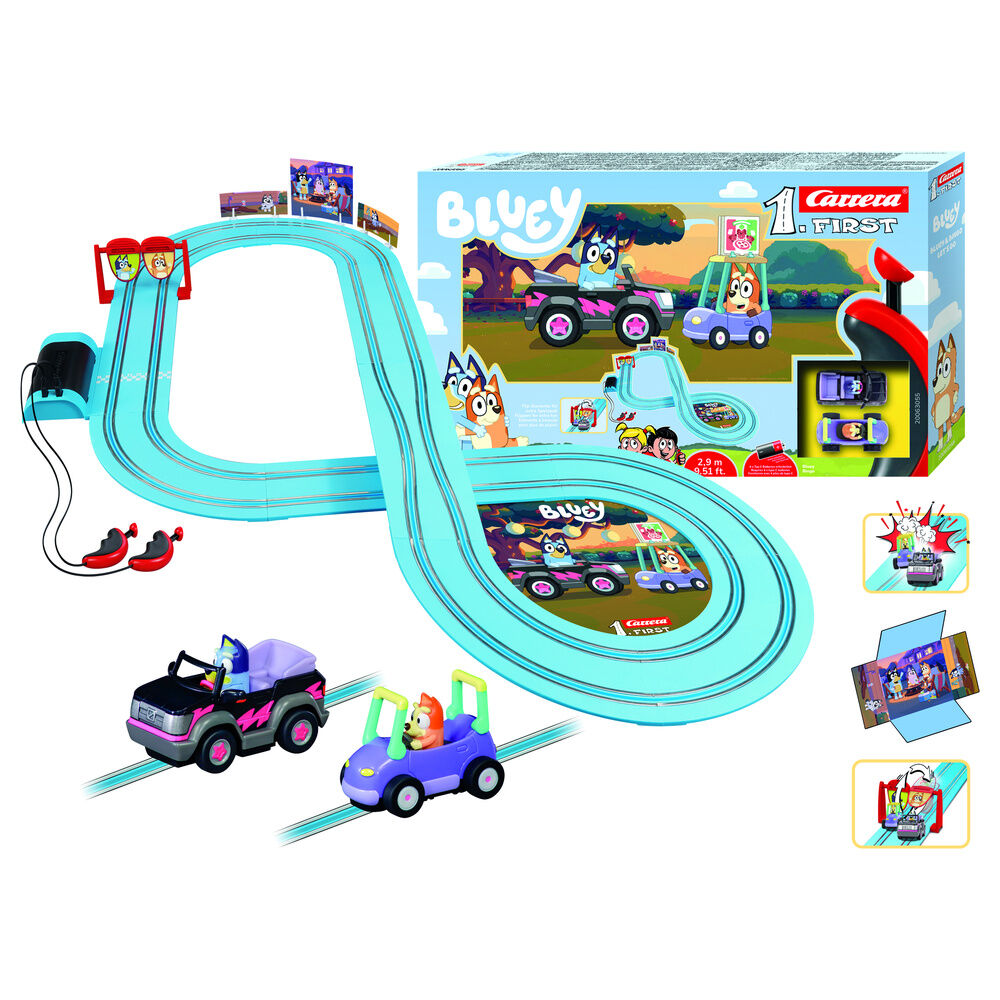 Circuito carreras Bluey & Bingo Let's Go Bluey CARRERA