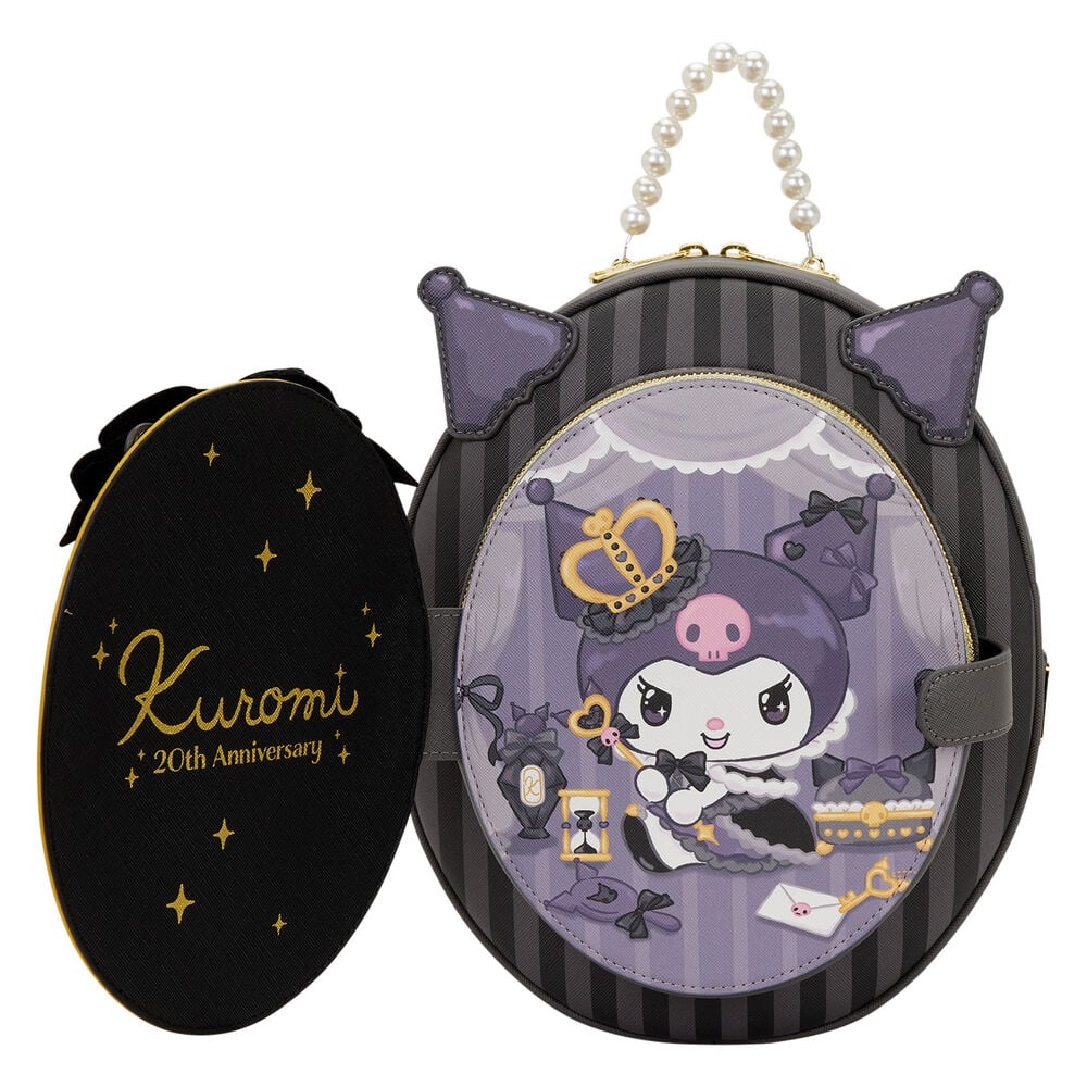 Mochila 20th Anniversary Kuromi Hello Kitty Loungefly 28cm LOUNGEFLY