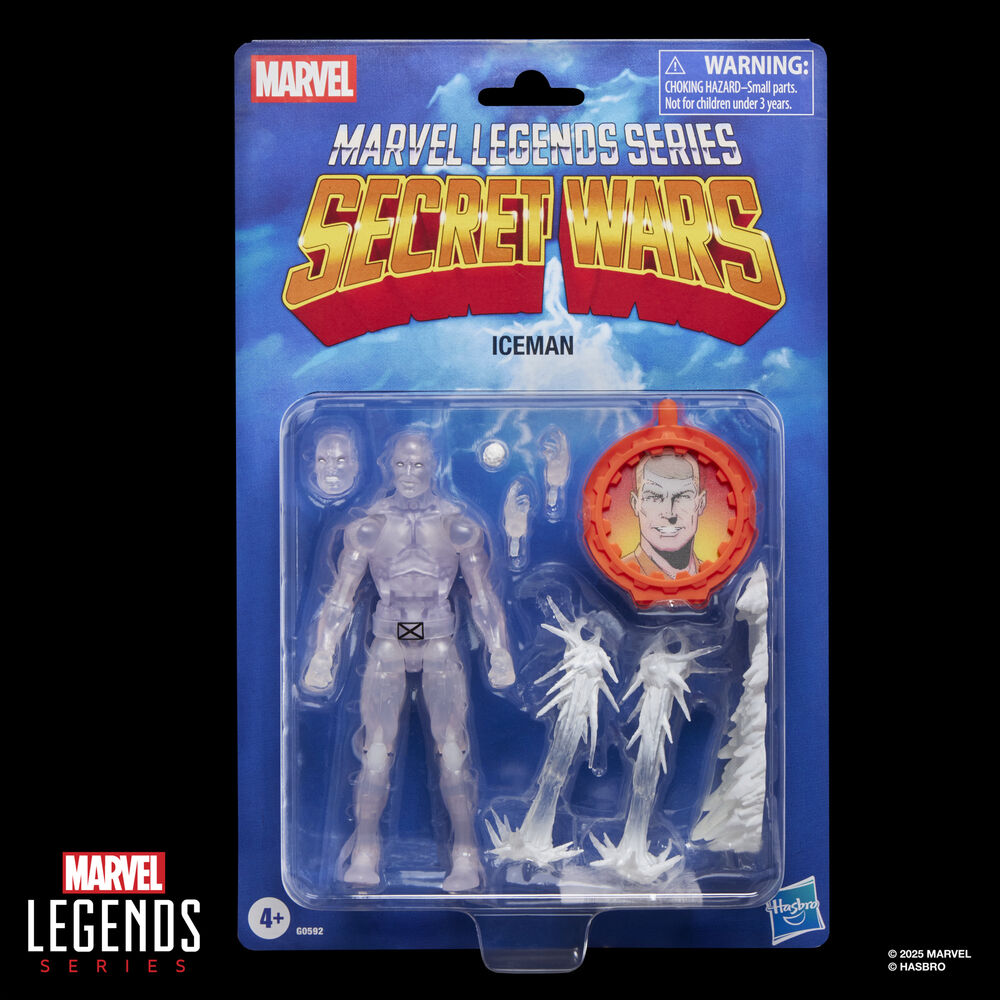 Figura Iceman Secret Wars Marvel Legends Series 15cm HASBRO