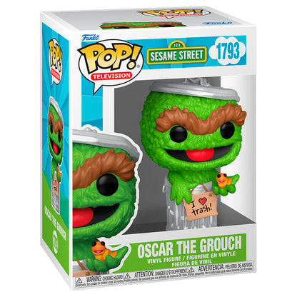 Figura POP Barrio Sesamo Oscar the Grouch FUNKO