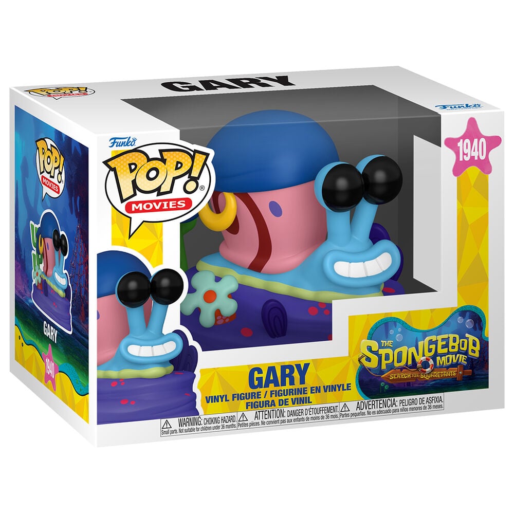 Figura POP Bob Esponja Una Nueva Aventura Pirata Gary FUNKO