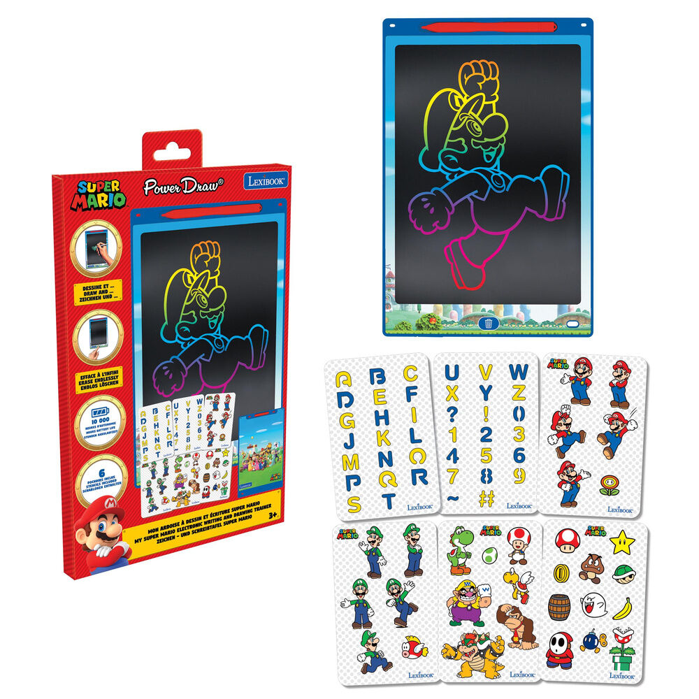 Tableta Tinta Electronica Super Mario Bros Nintendo LEXIBOOK