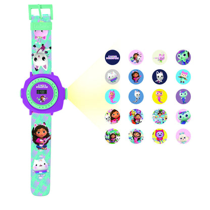 Reloj Digital proyecciones La Casa de Muñecas de Gabby LEXIBOOK