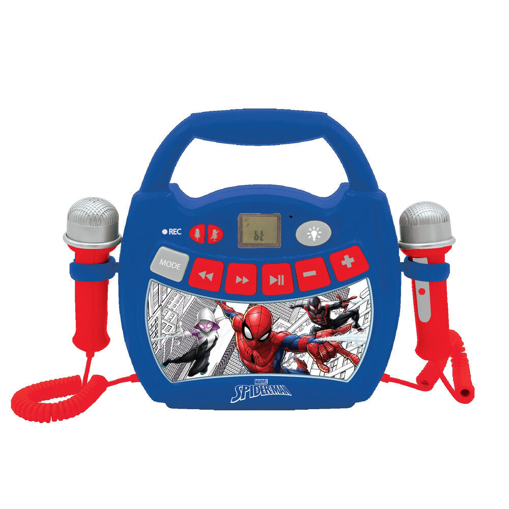 Altavoz Karaoke Bluetooth Spiderman Marvel LEXIBOOK