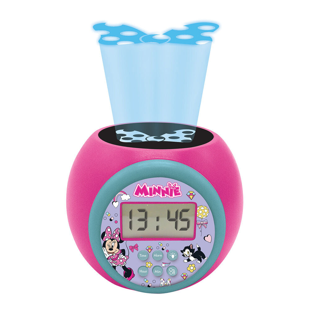 Reloj Despertador Proyector Minnie Disney LEXIBOOK