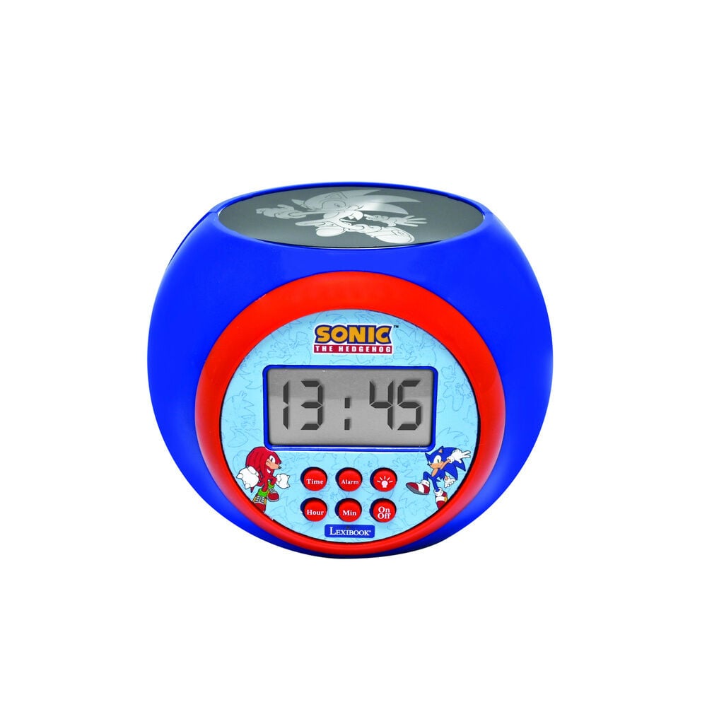 Reloj Despertador Proyector Sonic the Hedgehog LEXIBOOK