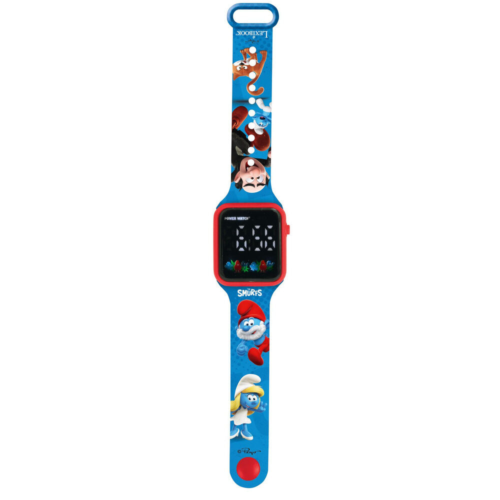 Reloj Digital LED Pitufos LEXIBOOK