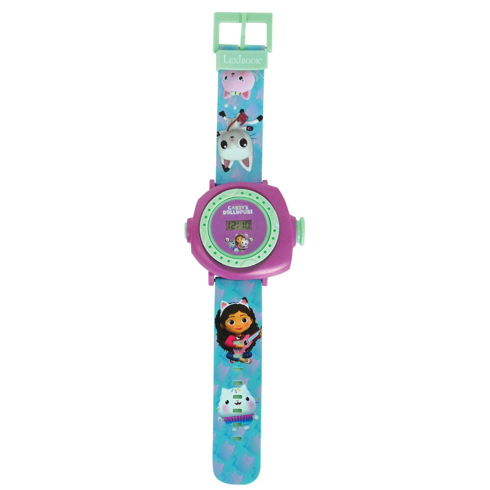 Reloj Digital proyecciones La Casa de Muñecas de Gabby LEXIBOOK