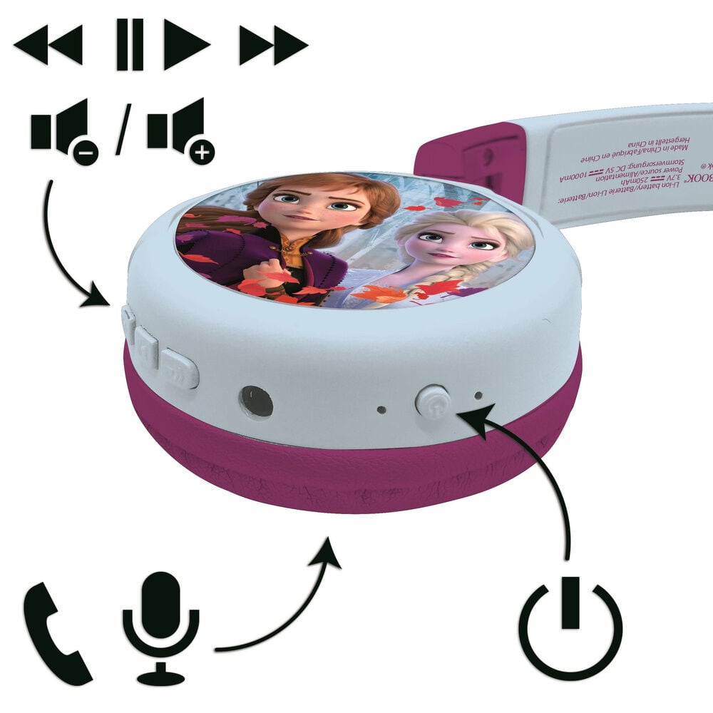 Auriculares plegables Frozen Disney LEXIBOOK