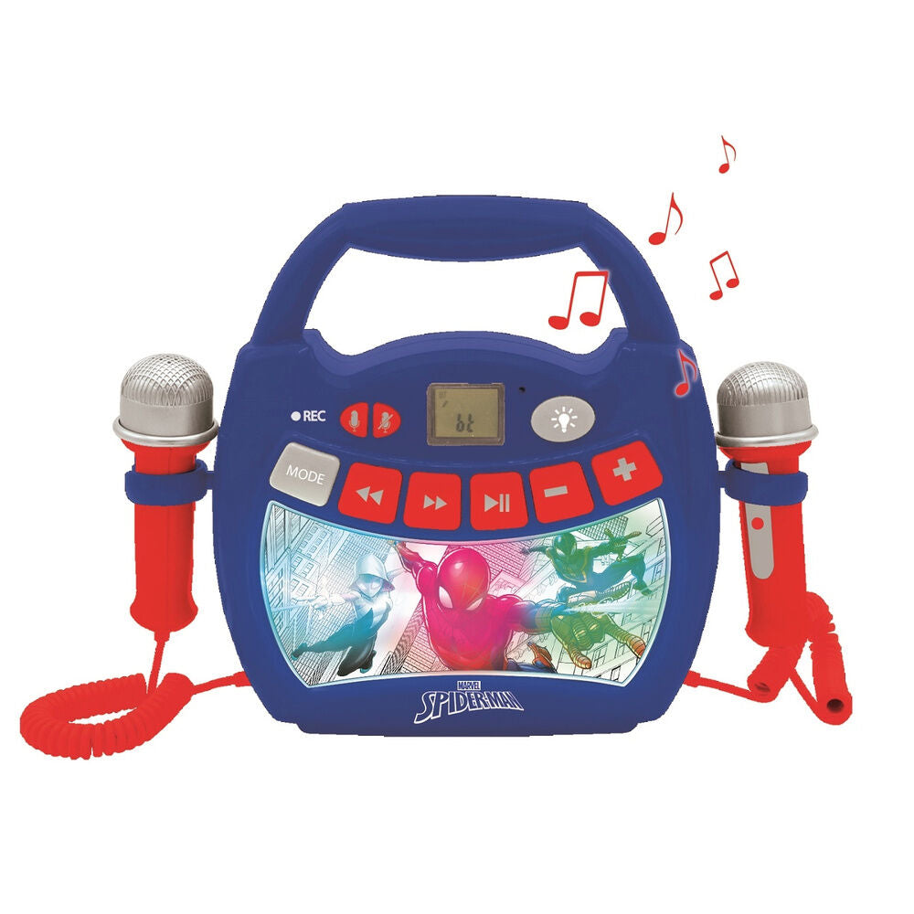 Altavoz Karaoke Bluetooth Spiderman Marvel LEXIBOOK