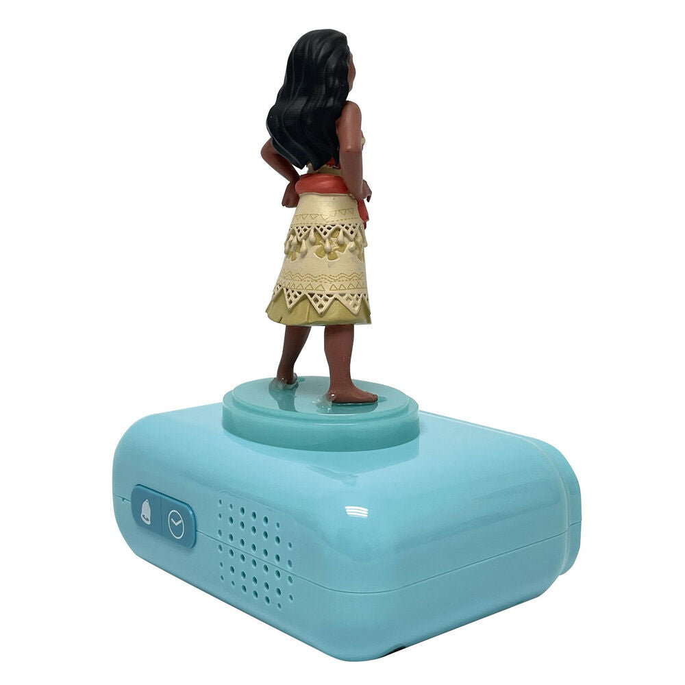 Reloj Despertador Luz Nocturna 3D Vaiana Moana Disney LEXIBOOK