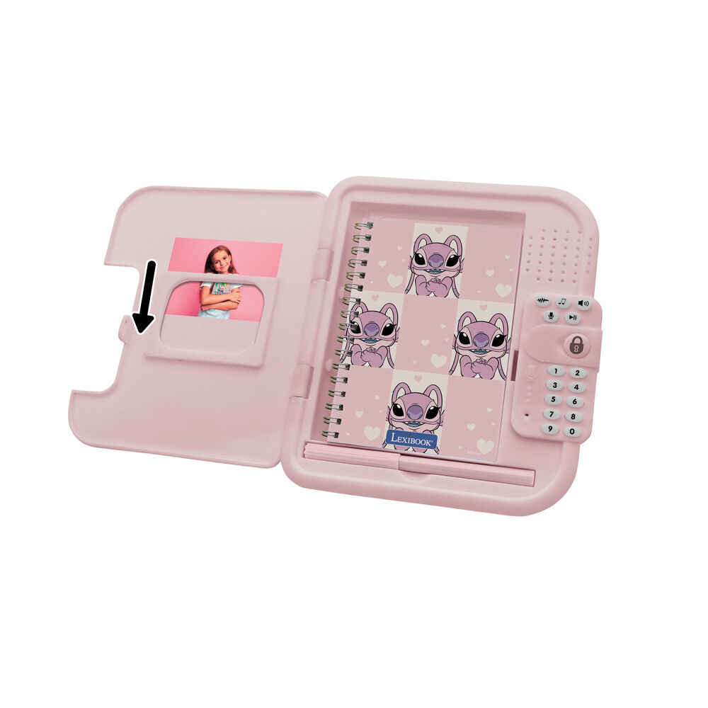 Diario Electronico Angel Stitch Disney LEXIBOOK