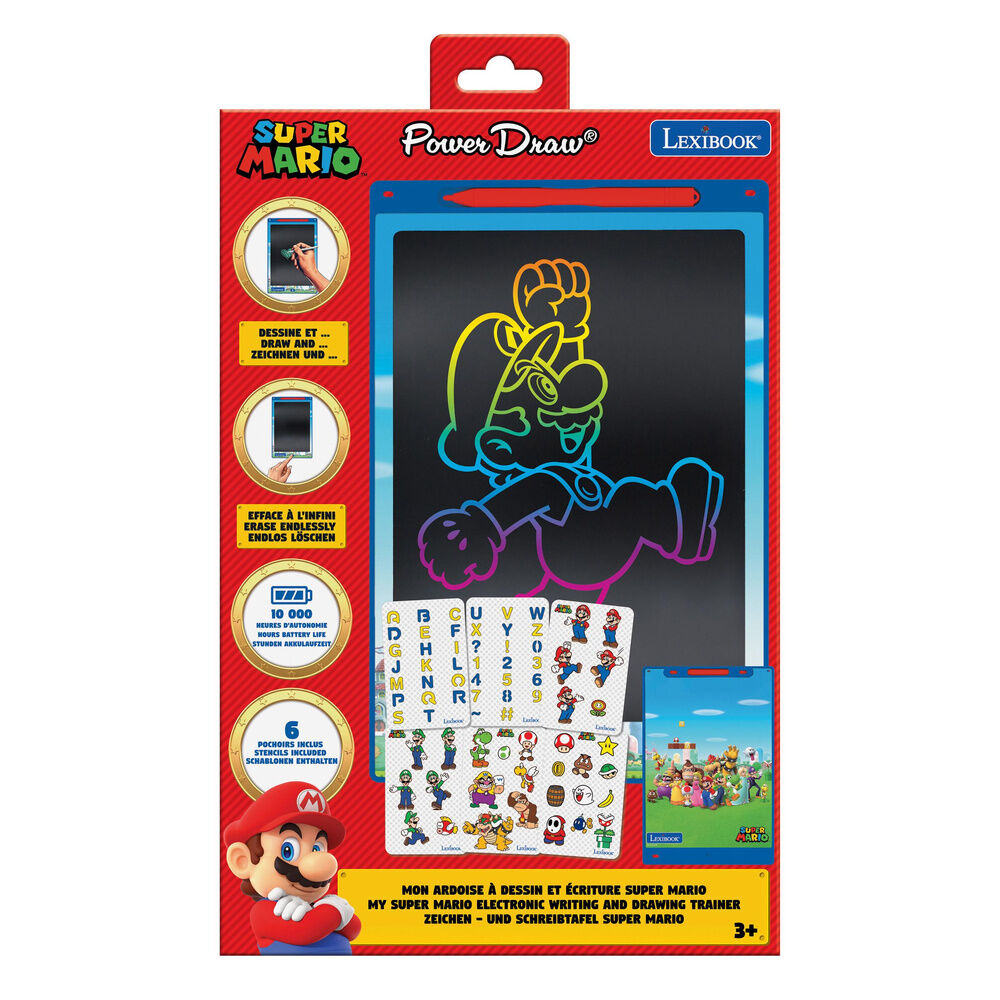 Tableta Tinta Electronica Super Mario Bros Nintendo LEXIBOOK