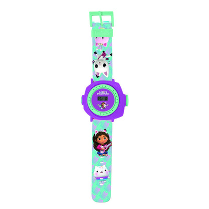 Reloj Digital proyecciones La Casa de Muñecas de Gabby LEXIBOOK
