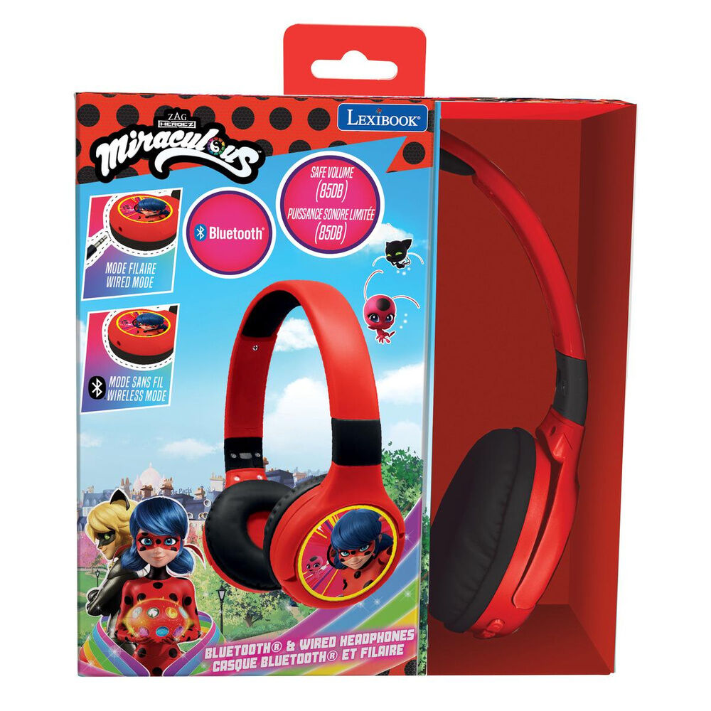 Auriculares plegables Prodigiosa Ladybug LEXIBOOK