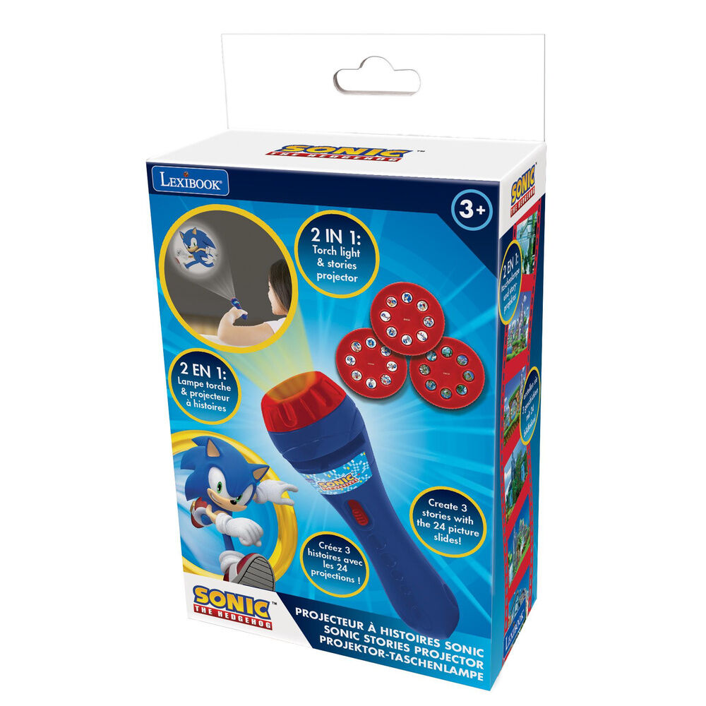 Linterna Proyector Sonic the Hedgehog LEXIBOOK