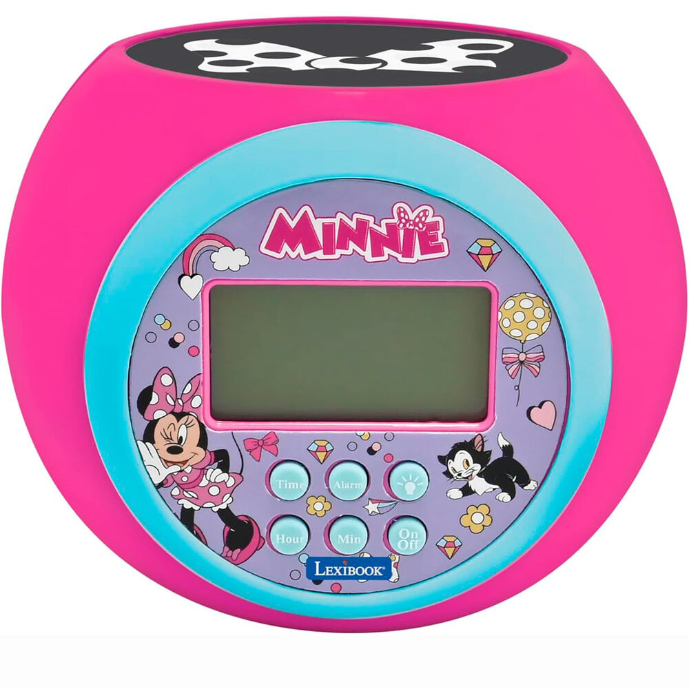 Reloj Despertador Proyector Minnie Disney LEXIBOOK