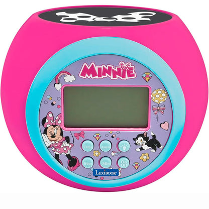 Reloj Despertador Proyector Minnie Disney LEXIBOOK