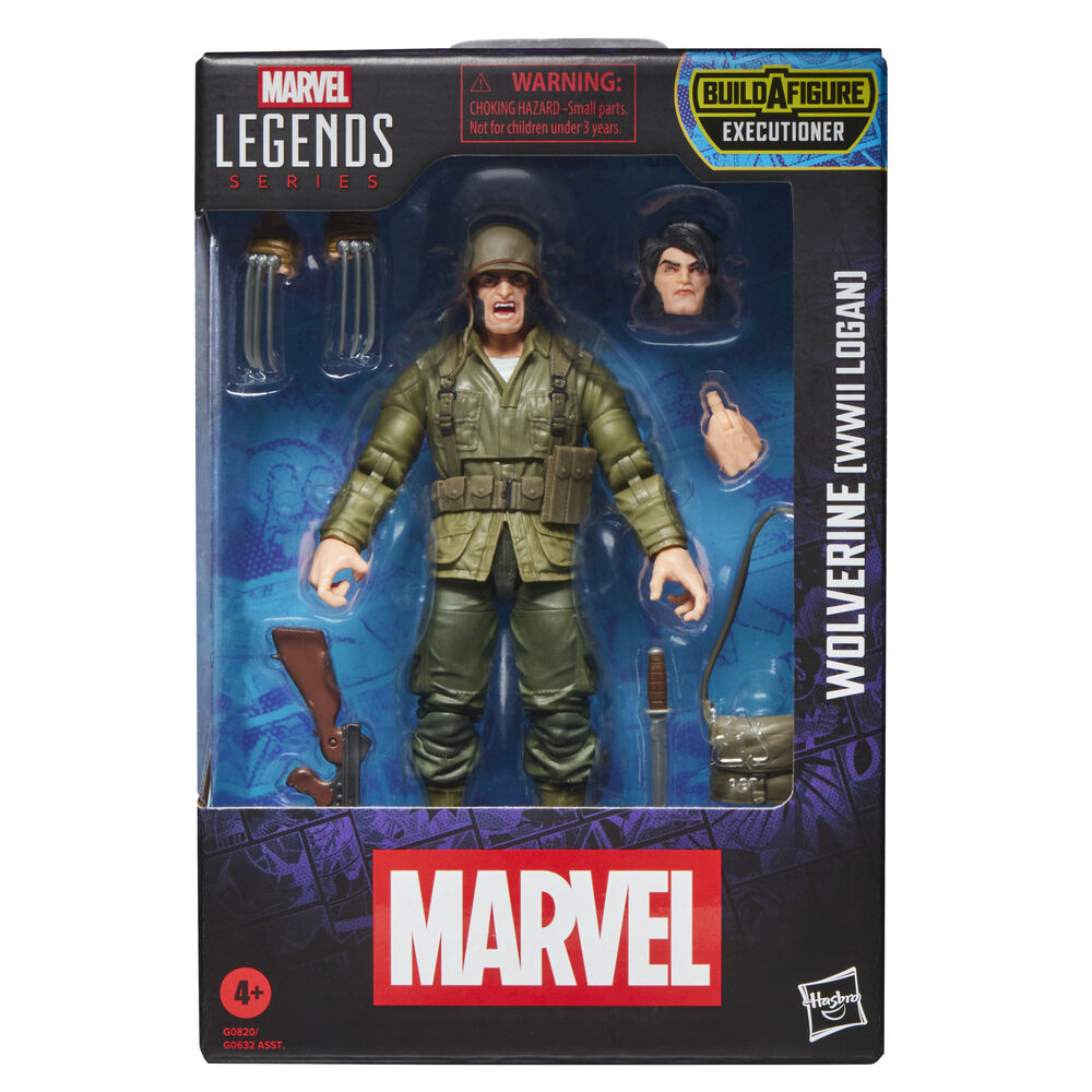 Figura Wolverine WWII Logan Marvel Legends Series 15cm HASBRO