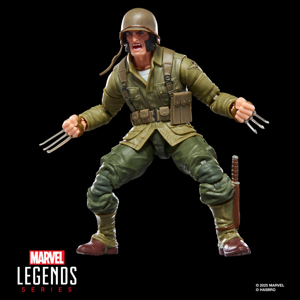 Figura Wolverine WWII Logan Marvel Legends Series 15cm HASBRO