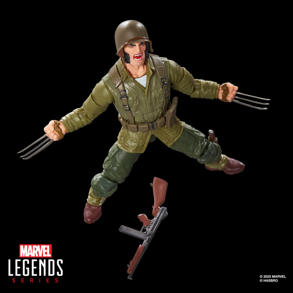 Figura Wolverine WWII Logan Marvel Legends Series 15cm HASBRO