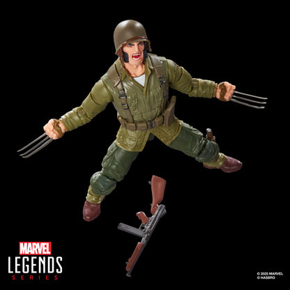 Figura Wolverine WWII Logan Marvel Legends Series 15cm HASBRO