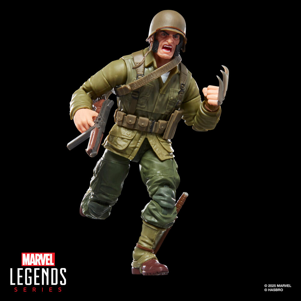 Figura Wolverine WWII Logan Marvel Legends Series 15cm HASBRO