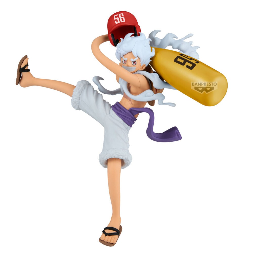 Figura Monkey D. Luffy Gear 5 Battle Record One Piece 17cm BANPRESTO