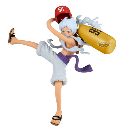 Figura Monkey D. Luffy Gear 5 Battle Record One Piece 17cm BANPRESTO