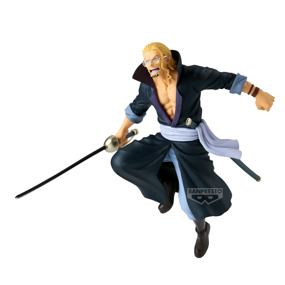 Figura Silvers Rayleight Battle Record One Piece 16cm BANPRESTO