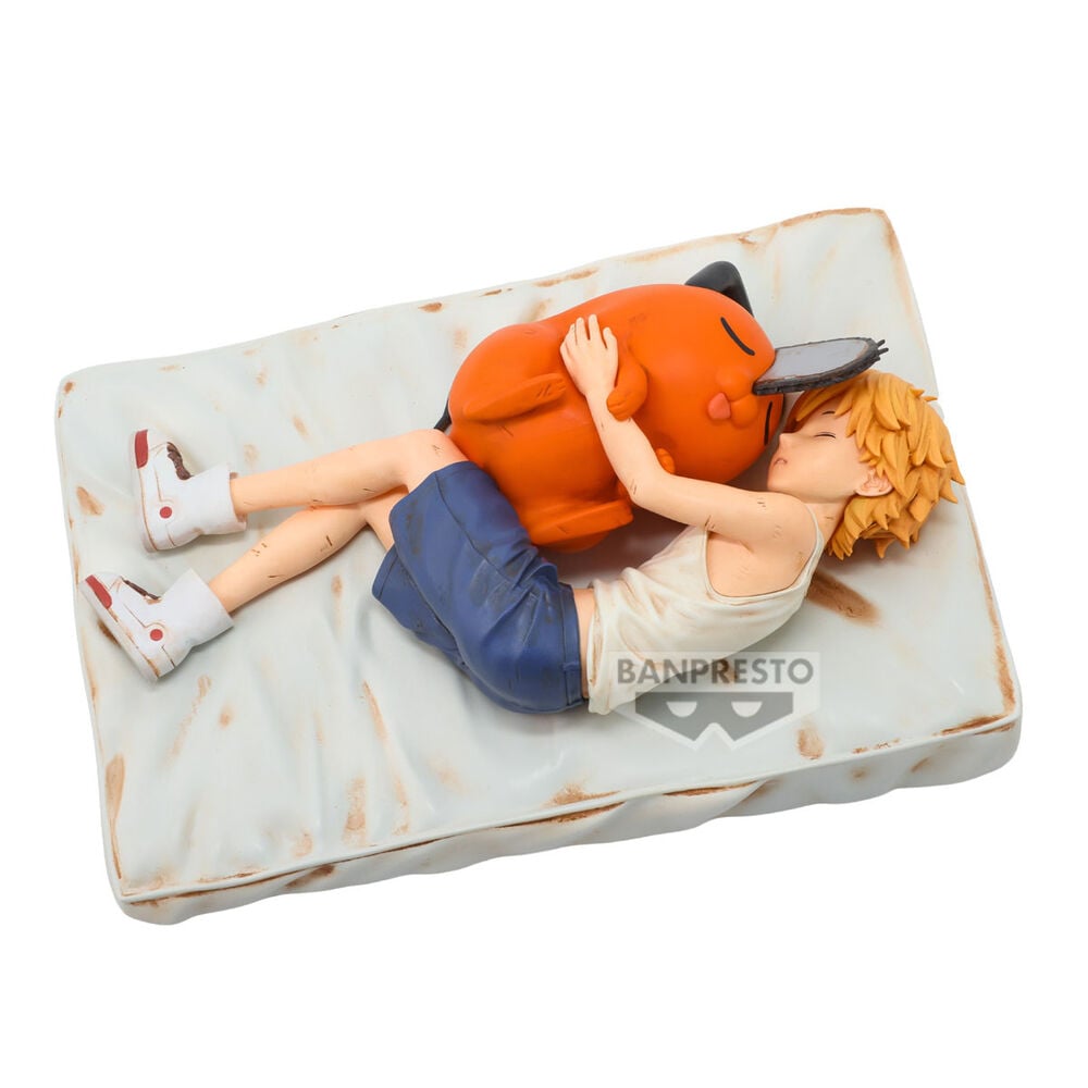 Figura Denji & Pochita Break Time Chainsaw Man 14cm BANPRESTO