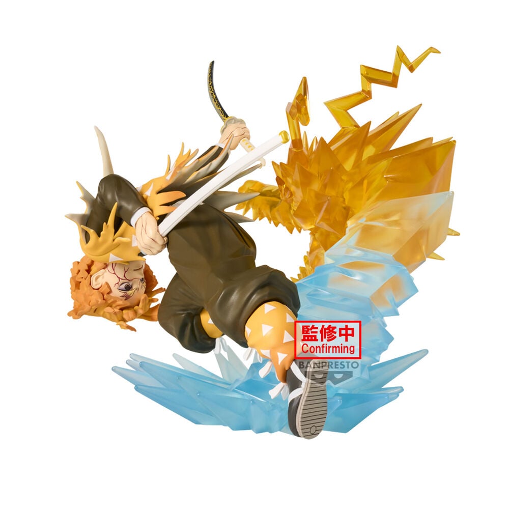 Figura Zenitsu Agatsuma Vibration Stars Demon Slayer Kimetsu no Yaiba 12cm BANPRESTO