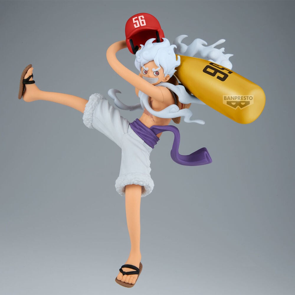Figura Monkey D. Luffy Gear 5 Battle Record One Piece 17cm BANPRESTO